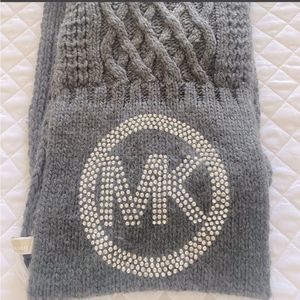 Michael Kors dark grey infinity scarf
